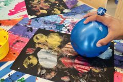 schilderen met ballonnen